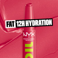Thumbnail for NYX PROFESSIONAL MAKEUP Fat Oil Slick Click, Lightweight, Buildable, Pigmented Vegan Lip Balm - Double Tap