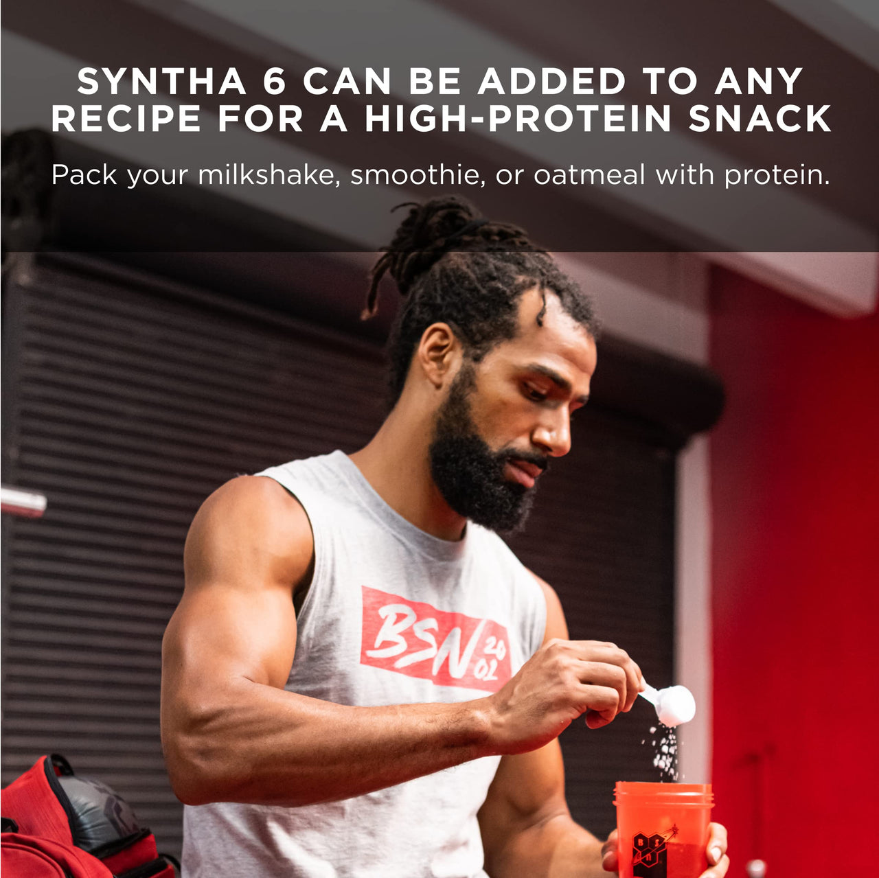BSN SYNTHA-6 EDGE Protein Powder, Chocolate Flavored Powder with Hydrolyzed Whey, Micellar Casein, for Muscle Gain, Low Sugar, 24g Protein, Chocolate Milkshake, 48 Servings, 4.23 Pound (Pack of 1)
