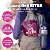 Thumbnail for Navitas Organics Superfood Power Snacks, Cacao Goji, 16 oz. Bag, 23 Servings - Organic, Non-GMO, Gluten-Free
