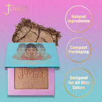 Thumbnail for Juvia's Place - Tribe Highlighter Vol. 2 - Glow Highlighter Face Makeup Powder - Shimmering Glow Finish perfect for cheekbones, Radiant Mineral Shimmer, Illuminating Powder