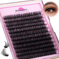 Thumbnail for Lash Clusters Wispy 80D Eyelash Clusters D Curly 12-20MM Mix Length Cluster Eyelash Extensions Thick Volume Individual Lashes Clusters DIY Eye Lash Extension 3D Eyelashes Clusters at Home By MOONKALI