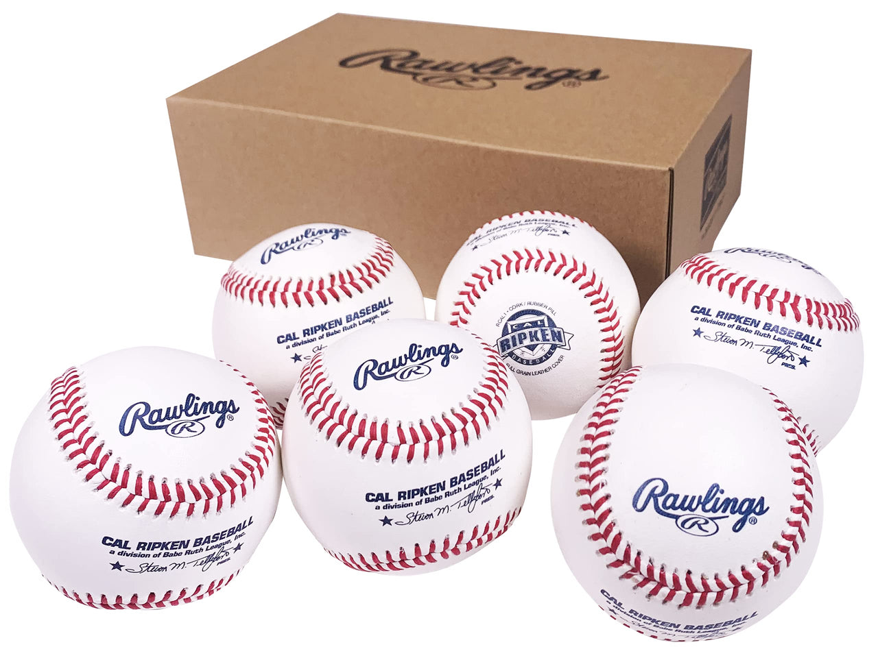 Rawlings | CAL RIPKEN LEAGUE Baseballs | Competition Grade | RCAL1 | Youth/14U | 6 Count
