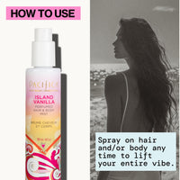 Thumbnail for Pacifica Island Vanilla Hair Mist Perfume and Full Body Spray for Women - Fragrance Spray for A Mood-Lifting Experience, Paraben-Free, Clean Beauty No Alcohol, Vegan & Cruelty-Free, 6 oz oz