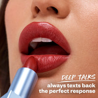 Thumbnail for Kosas Weightless Lip Color Nourishing Satin Lipstick - High Impact Lip Color with Clean Formula - Comfy Feel & Soft Finish - Deep Talks