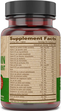 Thumbnail for DEVA Vegan Iron-Free Multivitamin & Mineral Supplement, Vitamin C, D2, E & B-Complex, Biotin, 90 Tiny Tablets