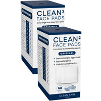 Thumbnail for Clean Skin Club Clean² Pads 2.0 [New & Improved Edges] Guaranteed Not to Shed & Tear, Unique Triple Layers, Textured Side & Ultra Soft Side, Organic Disposable Cotton, Pair with Makeup Remover 2 Pack