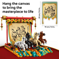 Thumbnail for LEGO Spring Festival Galloping Horse Canvas Kids Building Toy - Year of the Horse Toy for Girls & Boys, Ages 10+ - Buildable Chinese New Year Decoration - Gift Idea for Birthdays & Families - 80119