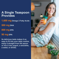 Thumbnail for Carlson - The Very Finest Fish Oil 1600 mg Omega-3s Fatty Acids, EPA DHA & DPA Liquid Fish Oil Supplement, Norwegian Wild-Caught, Sustainably Sourced, Mixed Berry, 200 mL (6.7 Fl Oz)