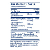 Thumbnail for Life Extension Vitamins D and K with SeaIodine Bone Brain Thyroid Arterial Support Non GMO Once Daily Gluten Free, 60 Count