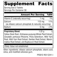 Thumbnail for Planetary Herbals Yellow Dock Skin Cleanse, 60 Tablets, 60 Count