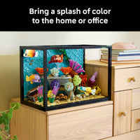 Thumbnail for LEGO Icons Tropical Aquarium Building Set for Adults, Ages 18+ - Bedroom, Home Office Decor - Gifts for Men & Women - Model Fish Kit with Plants & Corals - 10366