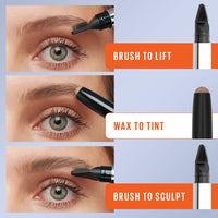 Thumbnail for Maybelline TattooStudio Brow Lift Stick Makeup with Tinted Wax Conditioning Complex, Soft Brown, 1 Count