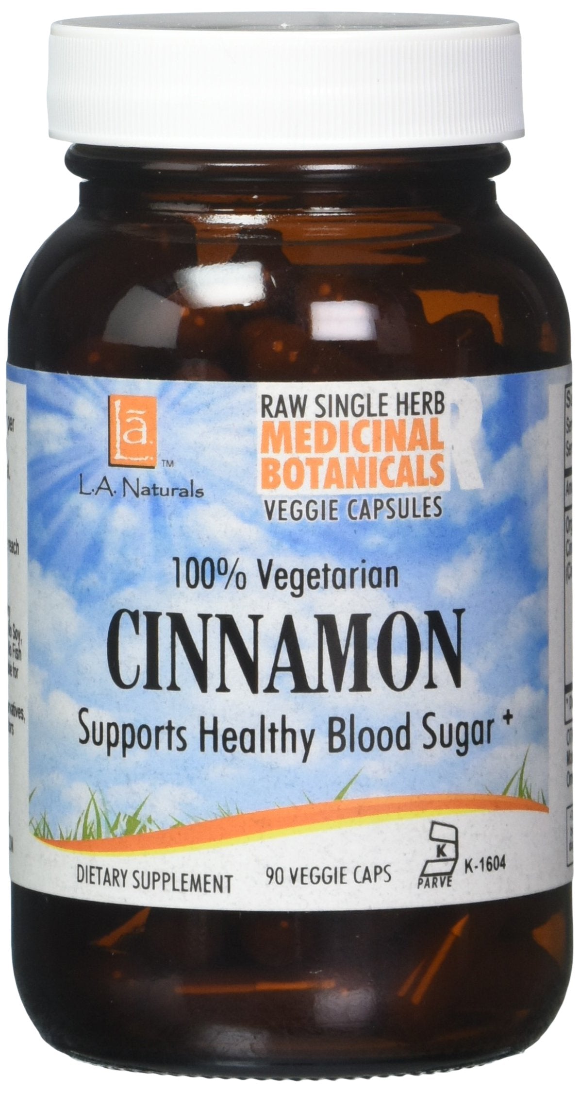 L A NATURALS Cinnamon Raw Herb 90 Vgc, 0.02 Pound