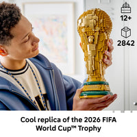 Thumbnail for LEGO Editions FIFA World Cup Official Trophy Building Set - Kit for Display in Bedroom, Home Office, Book Shelf - Soccer Fans Collectible - W/World Cup 2026 Minifigure - Gift for Birthdays - 43020