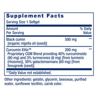 Thumbnail for Life Extension Black Cumin Seed Oil and Curcumin Elite, Black Cumin, Turmeric Extract, Immune Health Support, high bioavailability, Whole-Body Health, Gluten Free, Non-GMO, 60 softgels