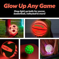 Thumbnail for GlowCity Glow in The Dark Football - Light Up LED Ball - Perfect for Evening Play, Camping, and Beach Fun