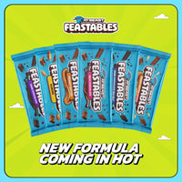 Thumbnail for MrBeast Feastables Milk Chocolate Crunch Bar, King Size, 10 Count, Crispy Rice Chocolate Candy, Fairtrade Cocoa, 2.1oz Each