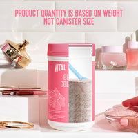 Thumbnail for Vital Proteins Beauty Collagen (Strawberry Lemon, Canister) - 120mg of Hyaluronic Acid and 15g of Collagen Per Serving