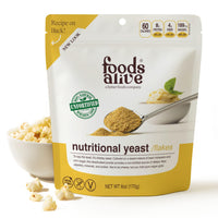 Thumbnail for Foods Alive Nutritional Yeast Flakes – 6oz Pouch | Non-Fortified, Vegan, Gluten-Free, Non-GMO | Dairy-Free Cheese Substitute, Plant-Based Protein & Fiber