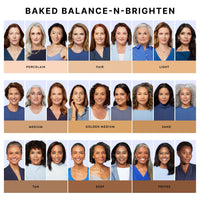 Thumbnail for LAURA GELLER NEW YORK Award-Winning Baked Balance-n-Brighten Color Correcting Powder Foundation - Fair - Buildable Light to Medium Coverage - Demi-Matte Natural Finish