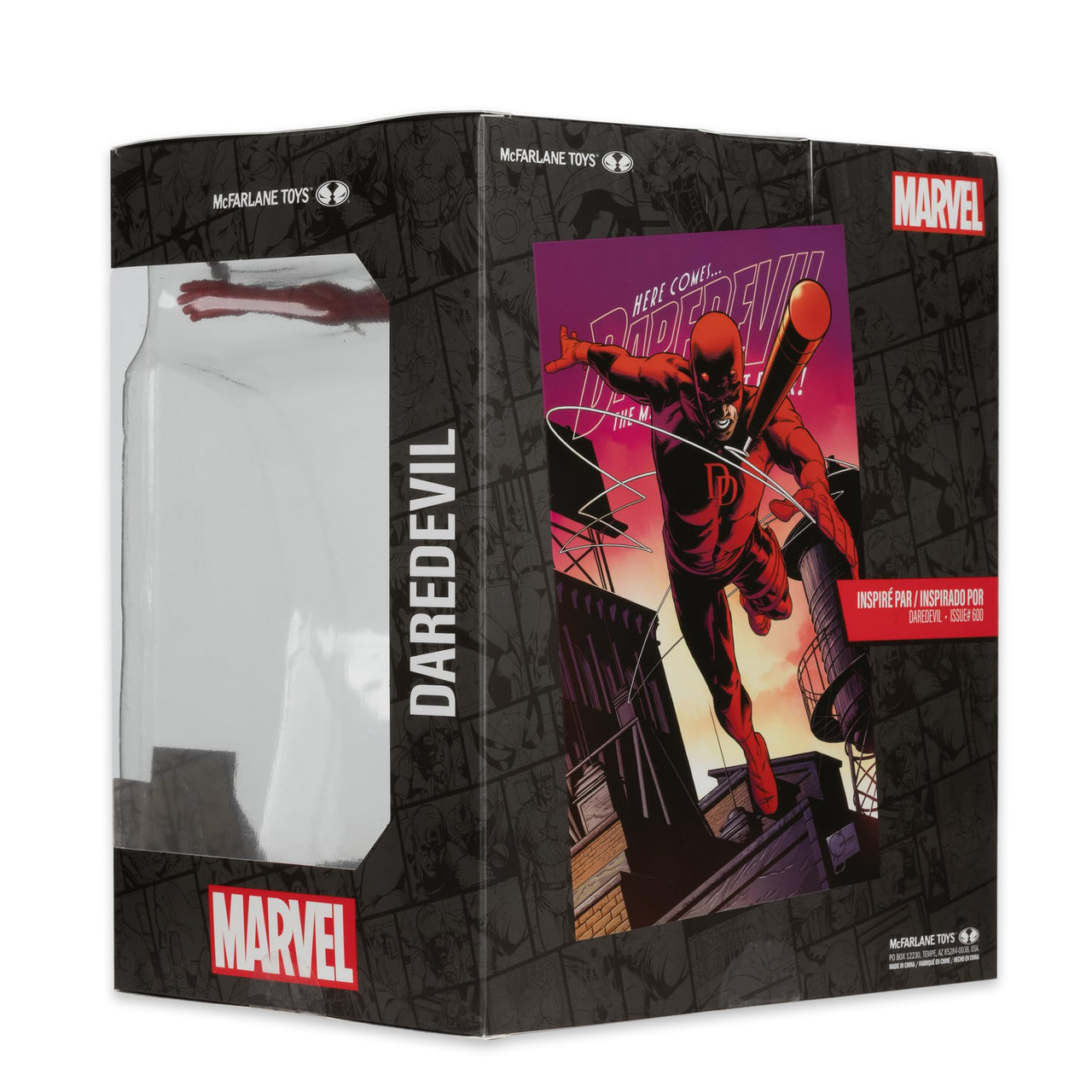 McFarlane Toys - Marvel Daredevil 1:10th Scale Collectible with Scene (Daredevil #600)