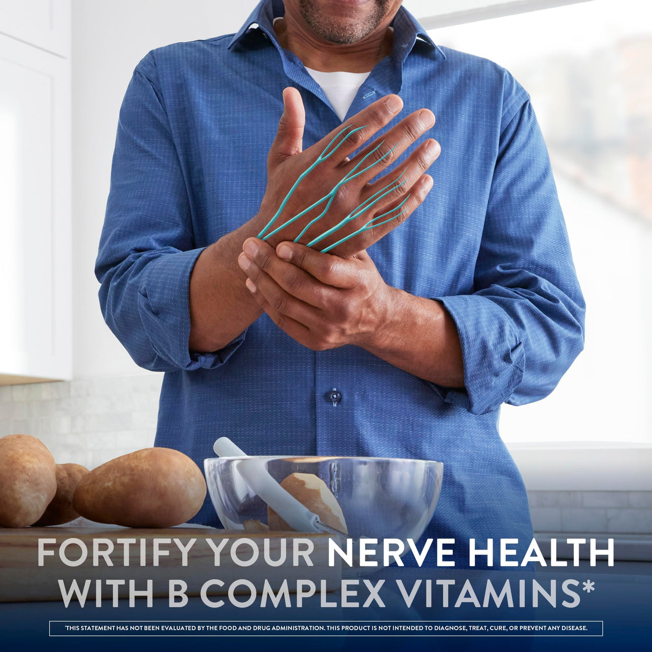 Nervive Nerve Health, Alpha Lipoic Acid, Fortify Nerve Health, Healthy Nerve Function, Healthy Blood Circulation, Supplement, Tablet, 30 Tablets
