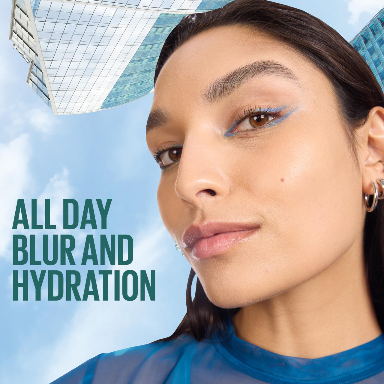 Maybelline Poreless Jelly Primer, Hydrating, Blurring Makeup Primer with 2% Niacinamide For Up To 24HR Make Up Wear, Clear, 1 Count