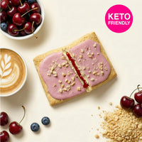 Thumbnail for Legendary Foods 22g Protein Pastry 0g Added Sugar, Low Carb, Gluten Conscious, Keto Snack, Ideal for Glucose Management, Includes Whey Protein Isolate, 8 Pack Cherry Crumble