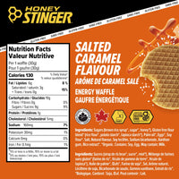Thumbnail for HONEY STINGER Organic Salted Caramel Waffles, 1.06 Ounce (Pack of 12)
