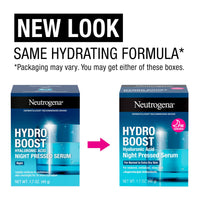 Thumbnail for Neutrogena Hydro Boost Night Pressed Serum - with Hyaluronic Acid & Antioxidants, Hydrating Face Moisturizer that Restores & Revitalizes Skin Overnight, for Normal to Extra Dry Skin, 1.7 oz