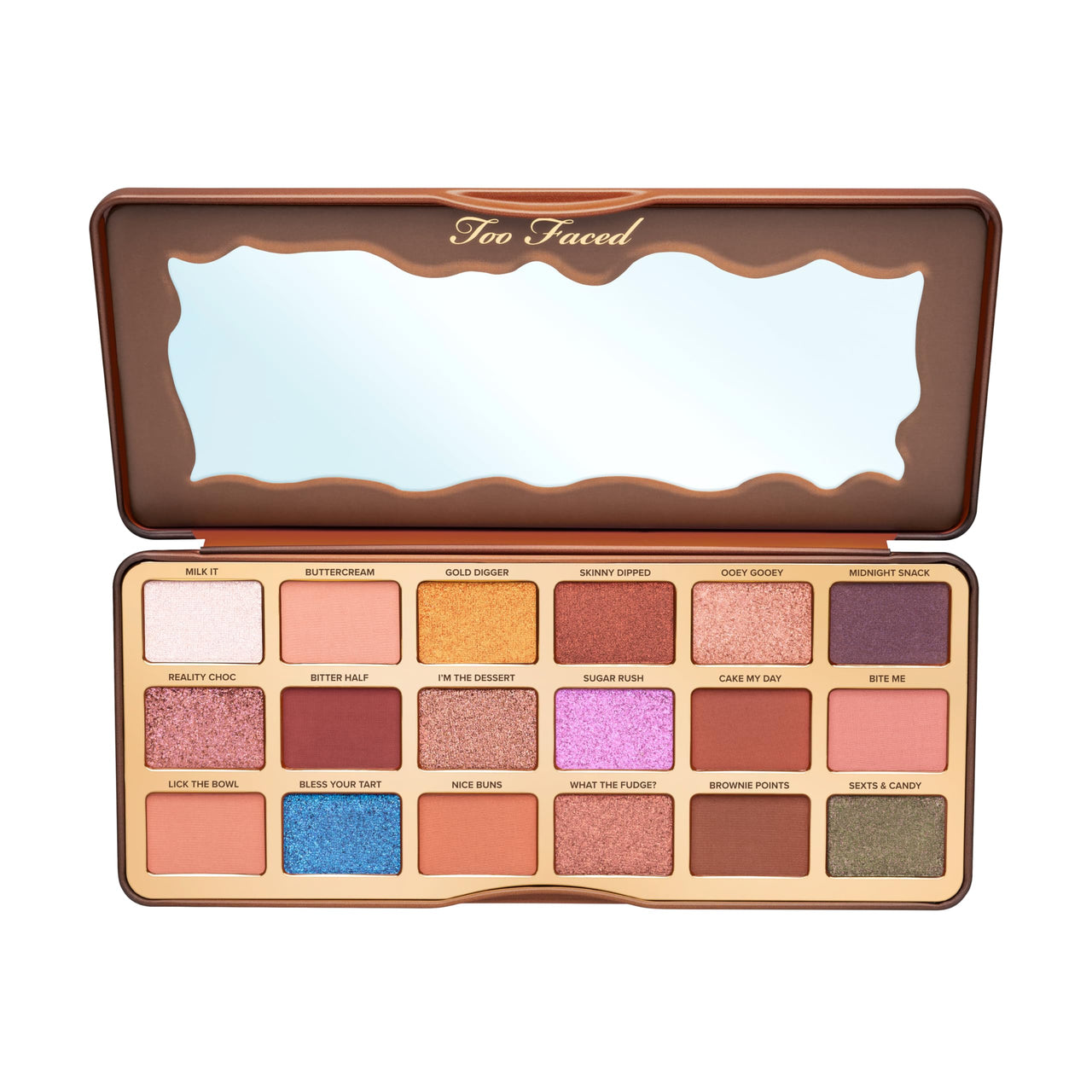 Too Faced Better Than Chocolate Eyeshadow Makeup Palette | High Pigment, Shimmer + Matte, 0.7 Ounce