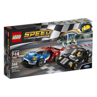 Thumbnail for LEGO Speed Champions 6175279 2016 GT & 1966 Ford Gt40 75881 Building Kit (366 Piece), Multi