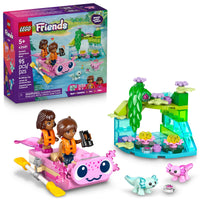Thumbnail for LEGO Friends Axolotl Adventure Boat Building Toy for Girls & Boys - Pretend Play Set for Kids, Ages 5+ - W/Leo Minidoll, Alba Microdoll, 2 Toy Pets, & Accessories - Gift Idea for Birthdays - 42681