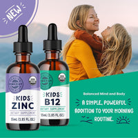 Thumbnail for Vimergy Kids Zinc (55mL) and Kids B12 (55mL) - Kits