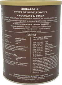 Thumbnail for Ghirardelli Chocolate Company Sweet Ground Chocolate & Cocoa Gourmet Powder 3 lbs with Ghirardelli Stamped Barista Spoon