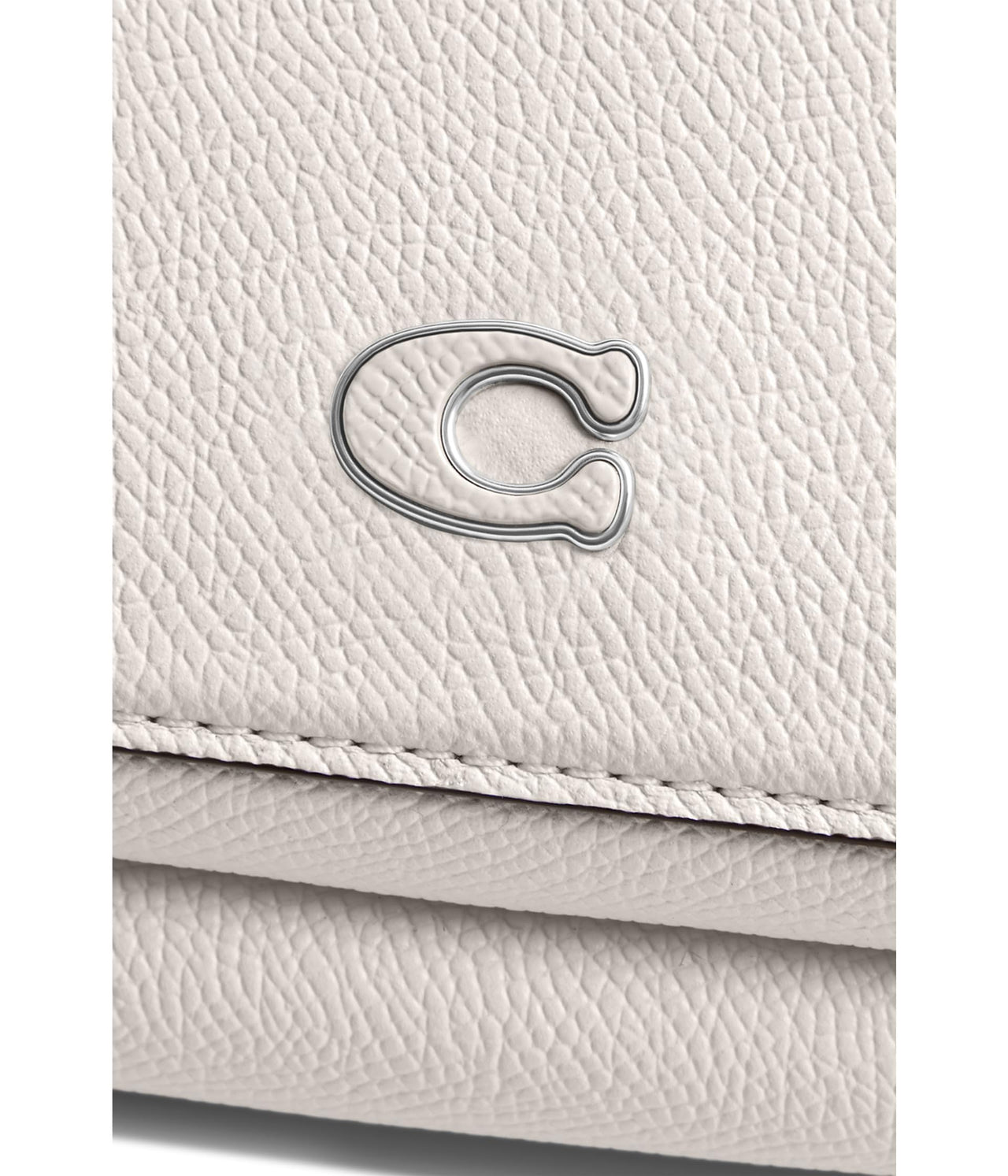 COACH Belt Bag in Cross Grain Leather Chalk One Size