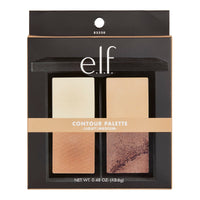 Thumbnail for e.l.f. Contour Palette, 4 Shades, Customizable, Easy to Apply, Sculpts, Shades, Brightens, Light/Medium, Infused with Vitamin E, All-Day Wear, 0.56 Oz