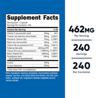 Thumbnail for Nutricost Vitamin B Complex 462mg, 240 Capsules - with Vitamin C - Energy Complex