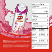 Thumbnail for BOOST Breeze Clear Nutritional Drink - 250 Calories - 19 Vitamins & Minerals - 9 g Protein – Fortified with Vitamin A & Zinc - Wild Berry Flavor - 8 fl oz (Pack of 24)