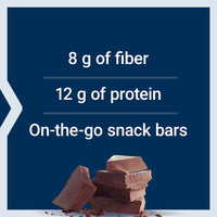Thumbnail for Life Extension Wellness Bar (Chocolate Brownie), 12 g of protein, 8 g of fiber, chocolate brownie flavor, 100% cacao chips, protein-rich, on-the-go snack, only 1 g of sugar, 6 bars