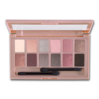 Thumbnail for Maybelline The Blushed Nudes Eyeshadow Palette Makeup, 12 Pigmented Matte & Shimmer Shades, Blendable Powder, 1 Count