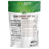 Thumbnail for NOW Foods, Raw Energy Nut Mix, Unsalted Mix of Raisins, Walnuts, Peacans, Almonds, Pumpkin Seeds and Cashews, Great-Tasting, Source of Iron, 16-Ounce (Packaging May Vary)