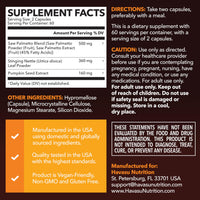 Thumbnail for Saw Palmetto Supplement with Stinging Nettle and Pumpkin Seed Extract - Advanced 3X Formula - DHT Blocker Urinary Health and Prostate Support for Mens Health - Vegan, Non-GMO Capsules - 2 Month Supply