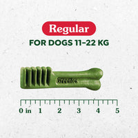 Thumbnail for Greenies Veterinarian-Recommended Adult Natural Dental Dog Treats Regular Size, Dog Dental Chews, Original Flavor, 27 oz. Pack, 27 Count
