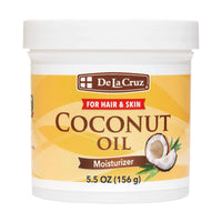 Thumbnail for De La Cruz Coconut Oil - Expeller Pressed Coconut Oil for Skin and Hair - Natural Moisturizer for Skin and Hair Jumbo Jar - 5.5 oz