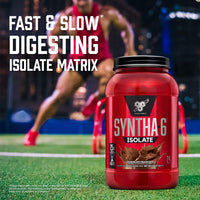 Thumbnail for BSN SYNTHA-6 Isolate, Vanilla Post Workout Protein Powder for Muscle Gain, Whey Protein Isolate, Milk Protein Isolate, Essential Amino Acids, Vanilla Ice Cream, 4.02 Pounds, 48 Servings