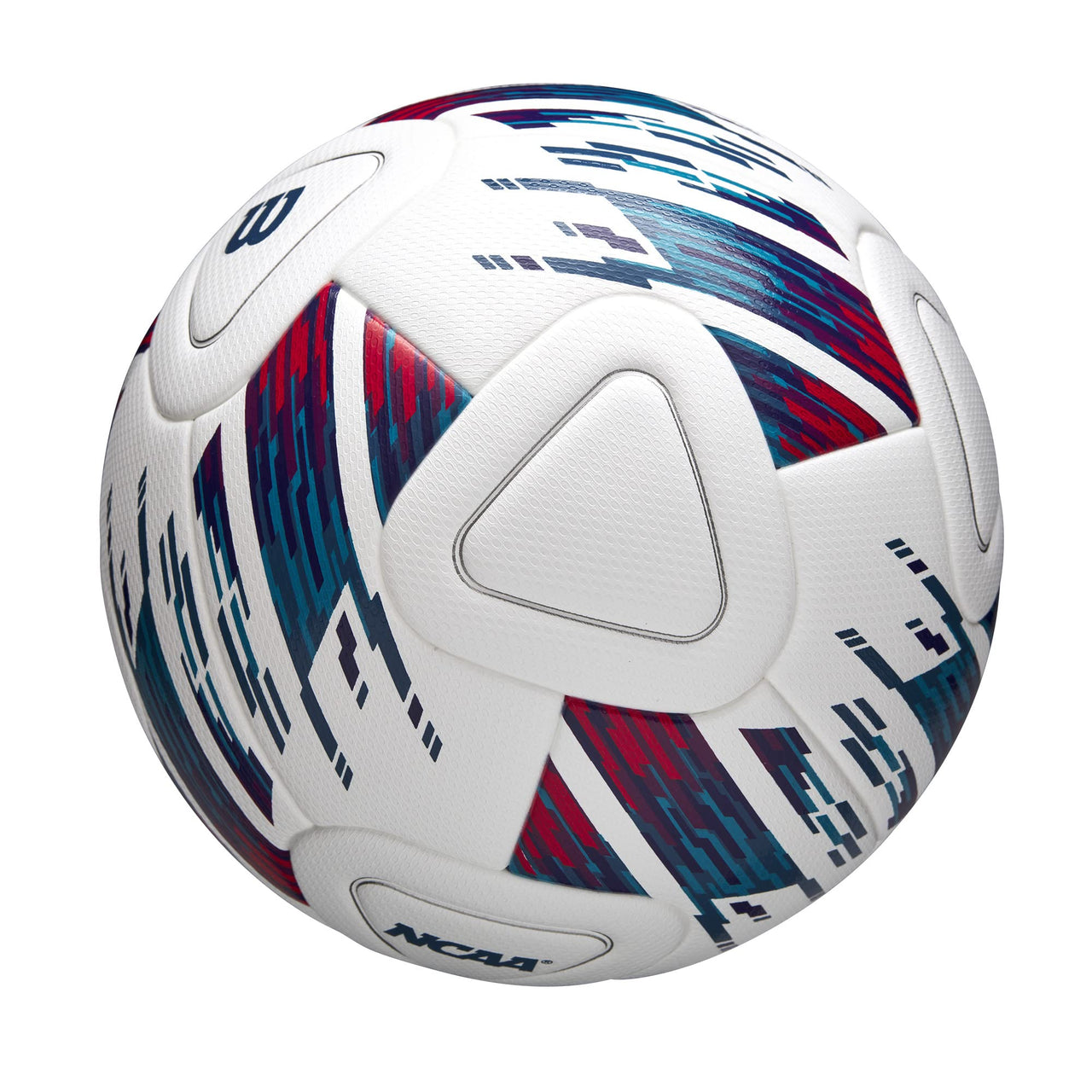 WILSON NCAA Veza Match Soccer Ball - Size 5, White/Blue/Purple