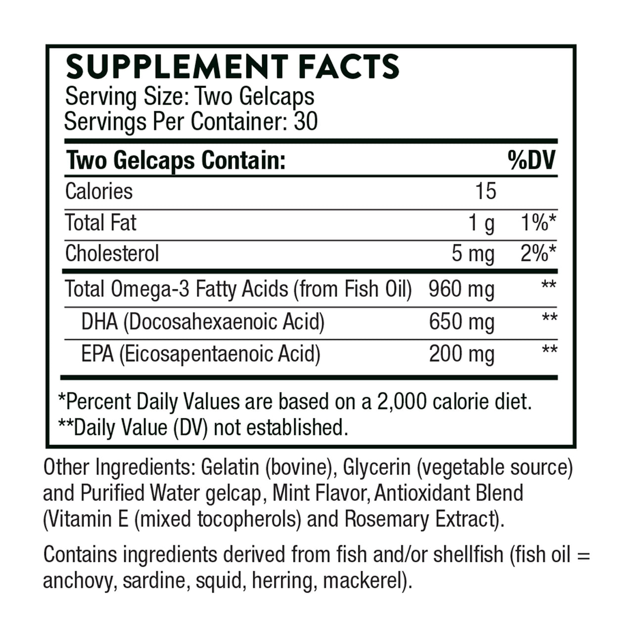 THORNE - Day & Night Wellness Bundle - Multi-Vitamin Elite + Advanced DHA - 30 Servings
