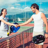 Thumbnail for Pickleball Paddles, USAPA Approved Pickleball Paddles Set of 2, Fiberglass Surface Pickleball Set, 2Pickleball Rackets, 4 Pickleball Balls, 2Grip Tapes & Carry Bag for Men Women