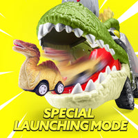 Thumbnail for JOYIN 13 in 1 Dinosaur Toys for Kids 3-5, Transport Dinosaur Carrier Truck with 12 Pull Back Cars, Toddler Toys 3-4， Birthday Gifts for 3 4 5+ Year Old Boys